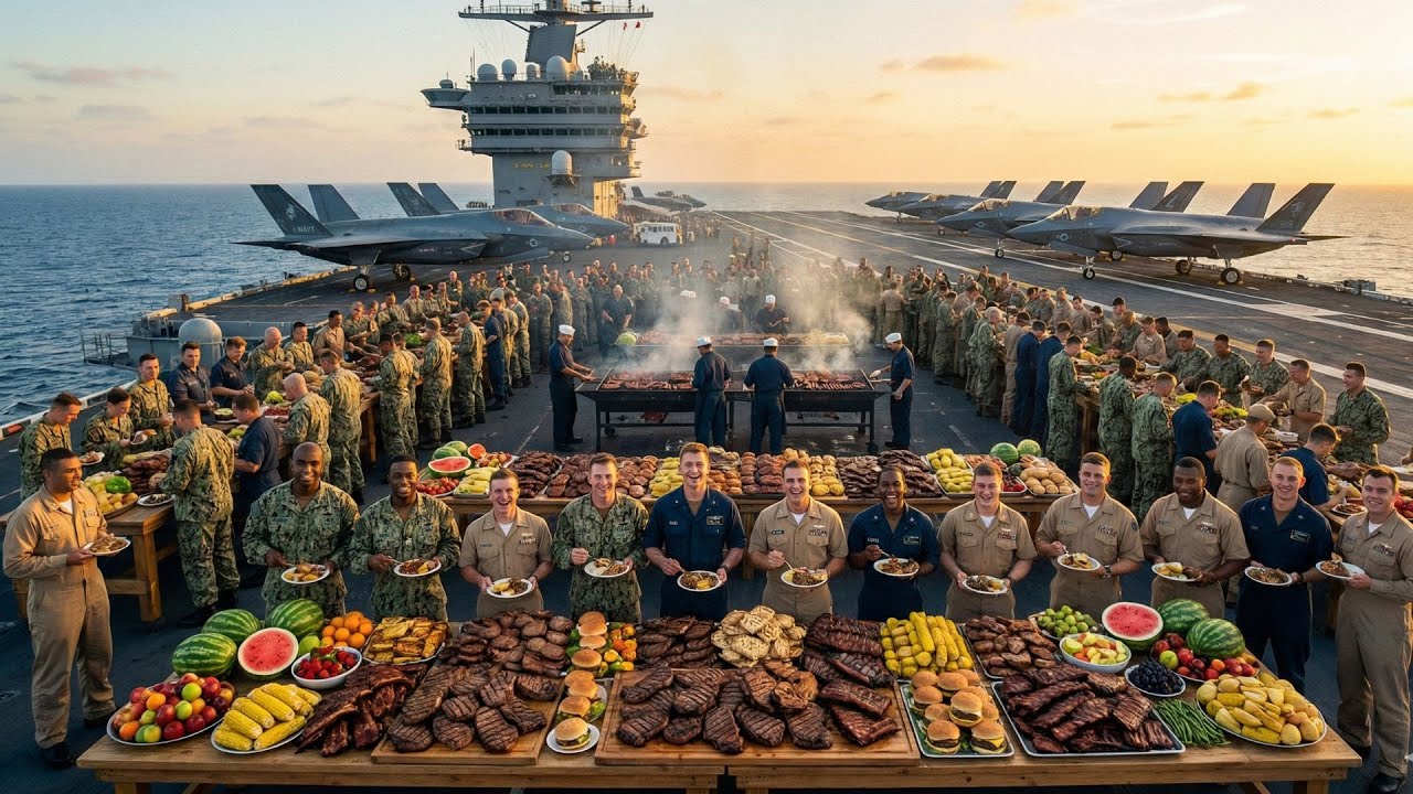 Inside USS George Washington: 18,000 Meals, Coffin Racks & The Legendary 