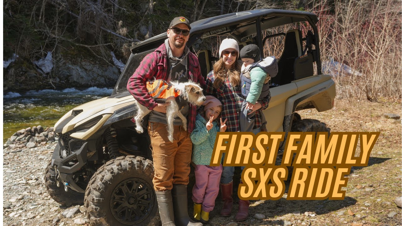1st Family SXS Ride - Campfire Lunch by a Beautiful River.