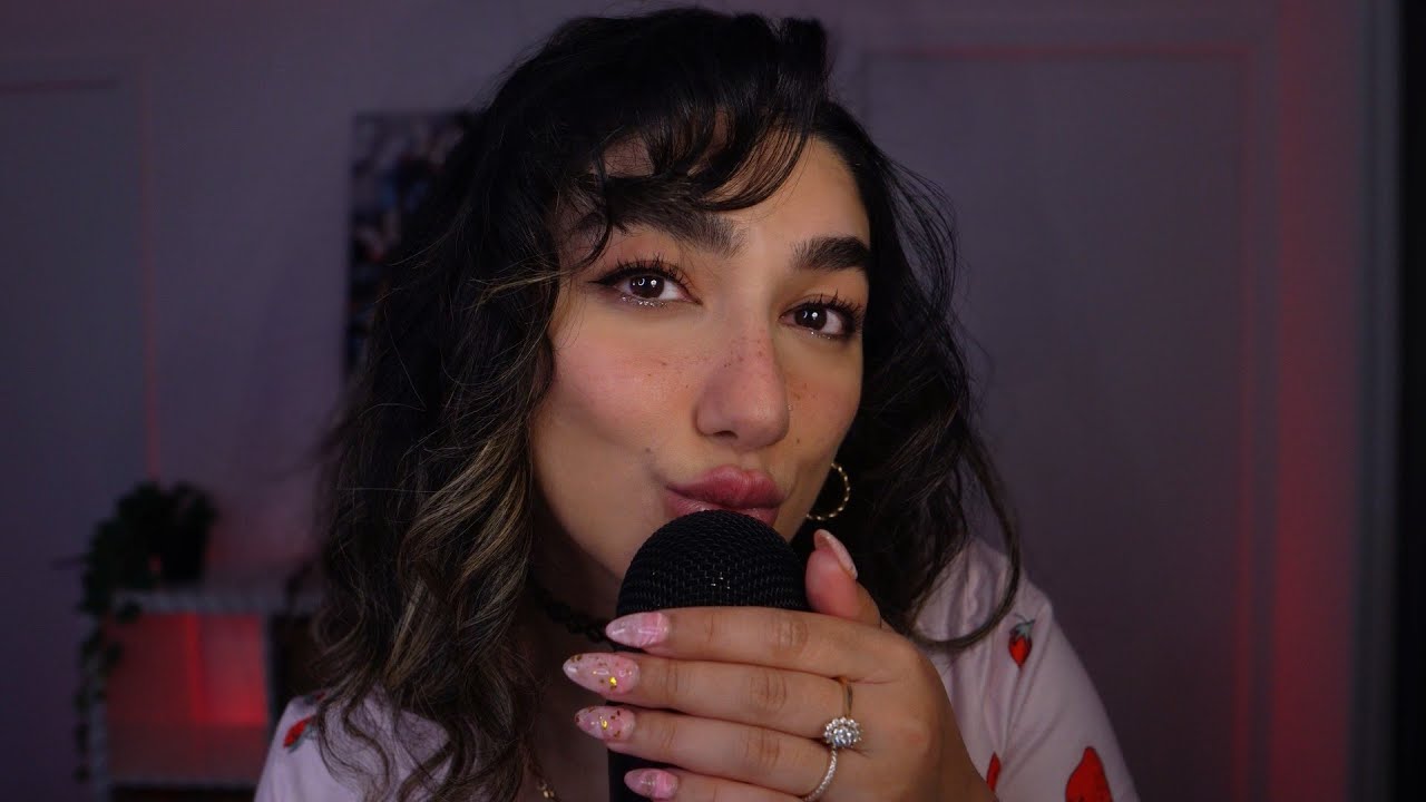 ASMR • Cozy Kisses🍓(with firework kisses, MAX sensitivity)