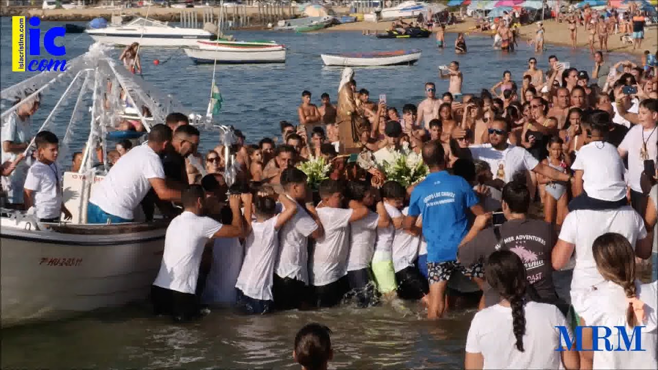 Procesión Infantil de la Virgen del Mar - Punta del Caimán - Isla Cristina. 10 08 2024.