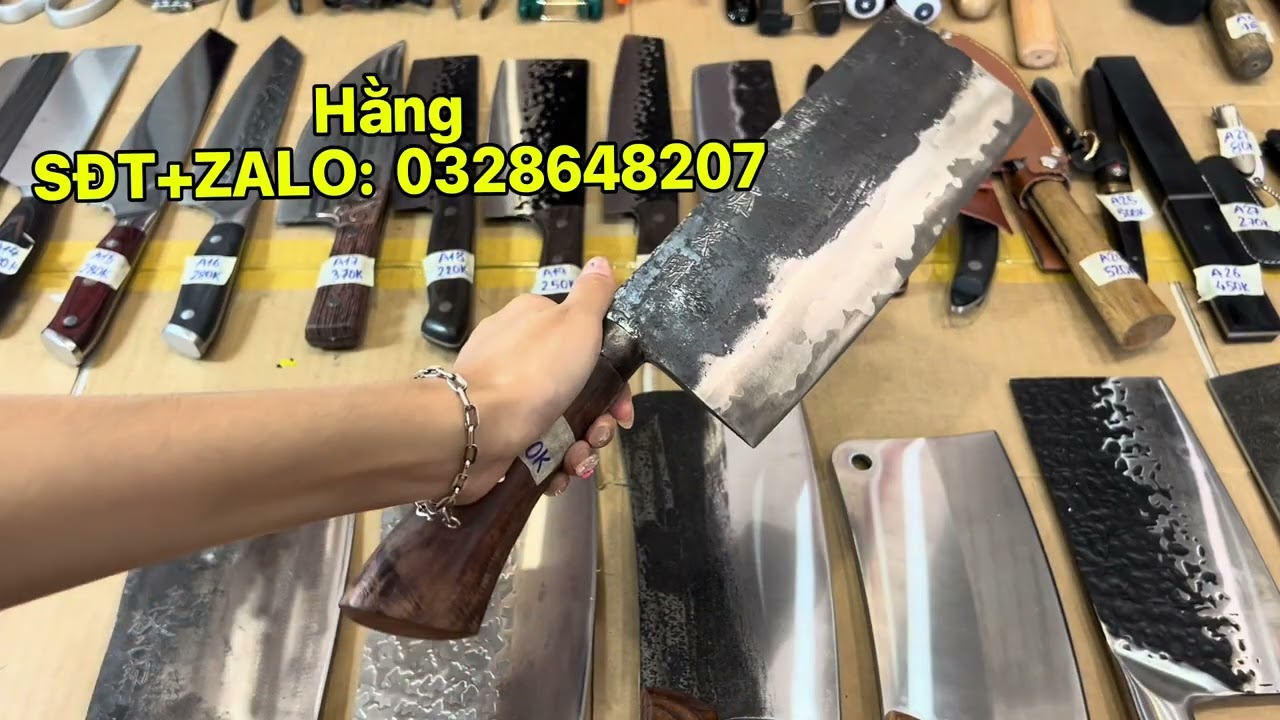 Hàng Nhật Bãi 2026, Mã A dao rừng, dao chặt, dao thái, kéo, đồ nghề, đá mài....