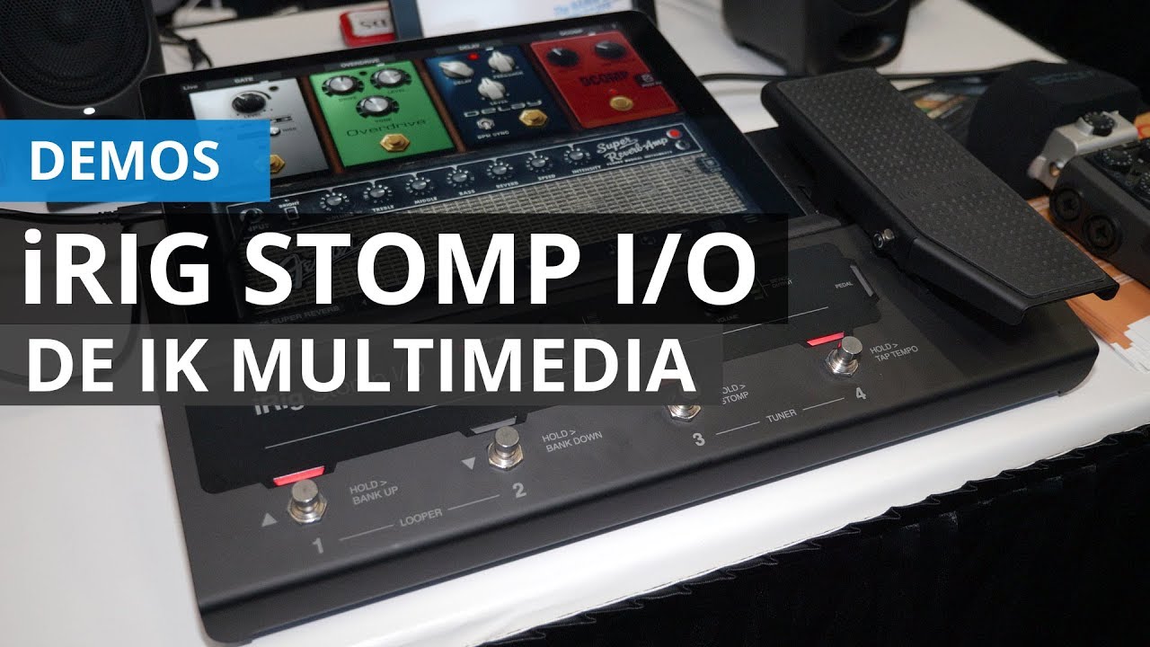 Demo de IK Multimedia iRig Stomp I/O