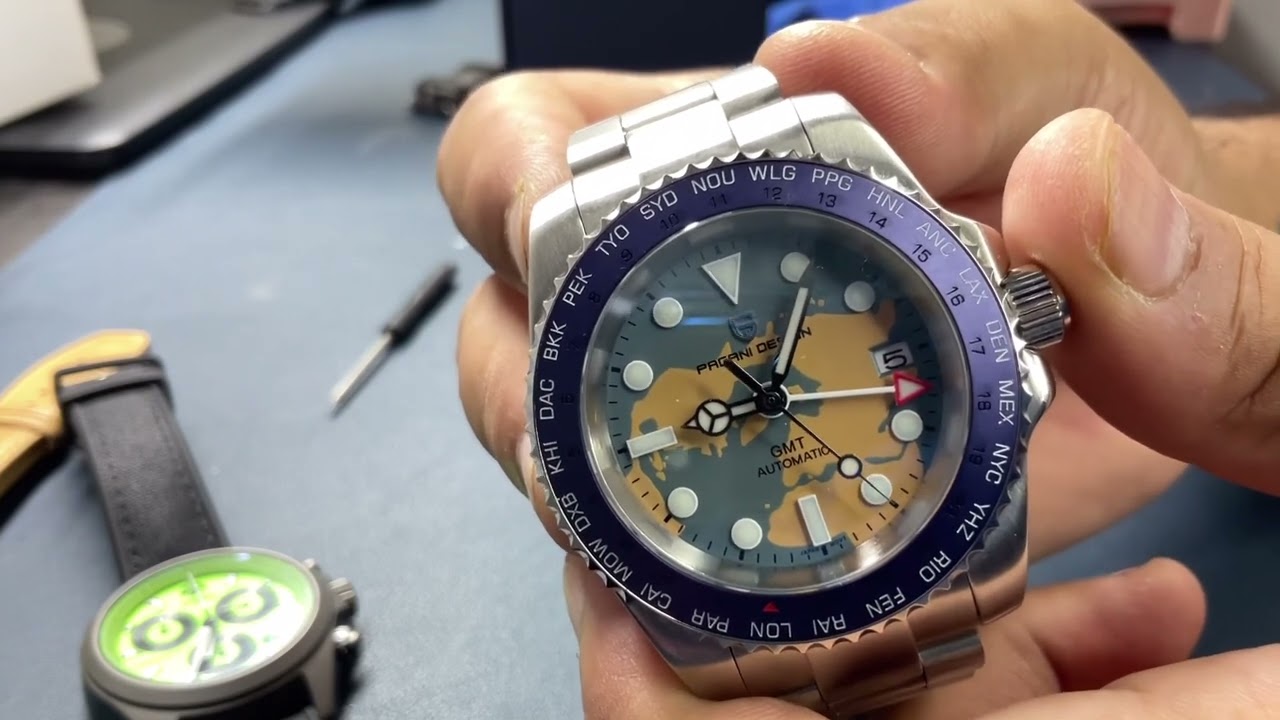 Unboxing the Stunning Pagani Design 1758 Blue GMT - Ultimate Watch Review!