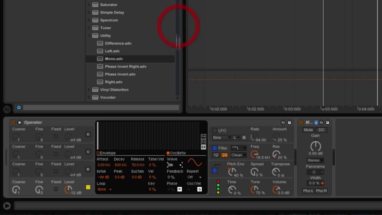 ADSR - Creating Trap 808 Subs with Ableton's Operator