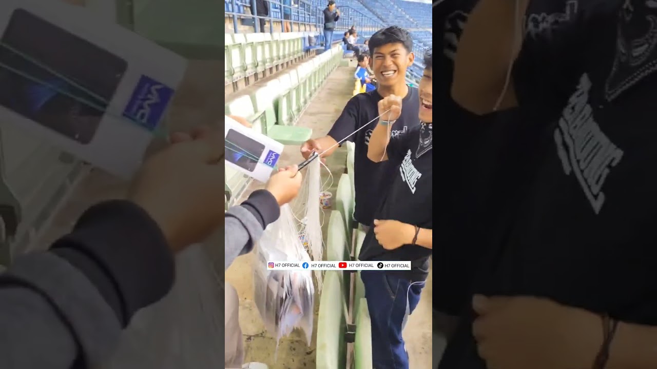 REZEKI NOMPLOK BOBOTOH ASAL GARUT DAPAT HP DI STADION GBLA | PERSIB VS BANGKOK UNITED #cabutanhadiah