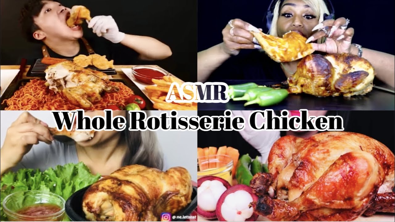 Whole Rotisserie Chicken 🐓 ASMR | Compilation
