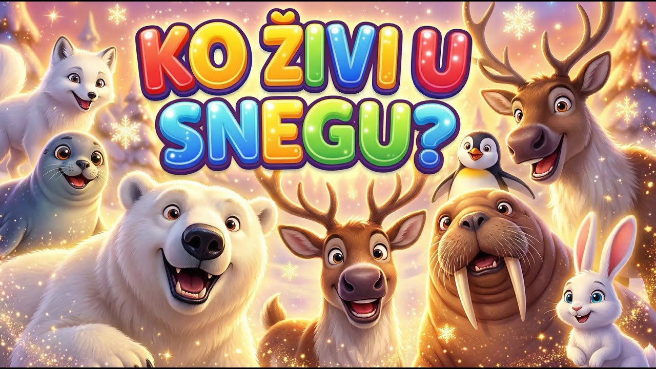 Ko Živi u Snegu? ❄️🐻🐧 (2025) | Balkan Kids
