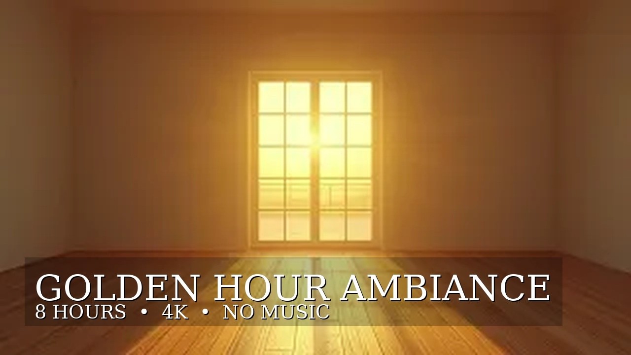 Living Frame | Golden Hour Sunlight Wall Art | 8 Hours