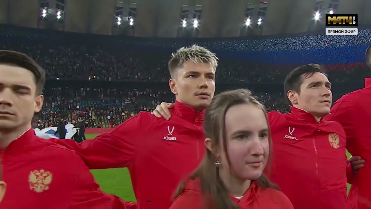 National Anthem of Russia vs Brunei Darussalam (International Friendly Football Match)🇷🇺