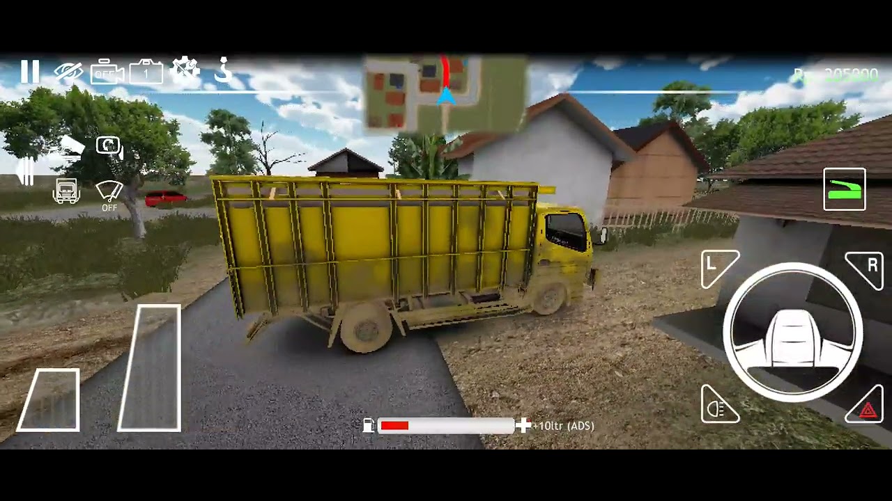 Setelah angkut kayu + bata armada Cici dulu sebelum pulang ke rumah #estruksimulator 
