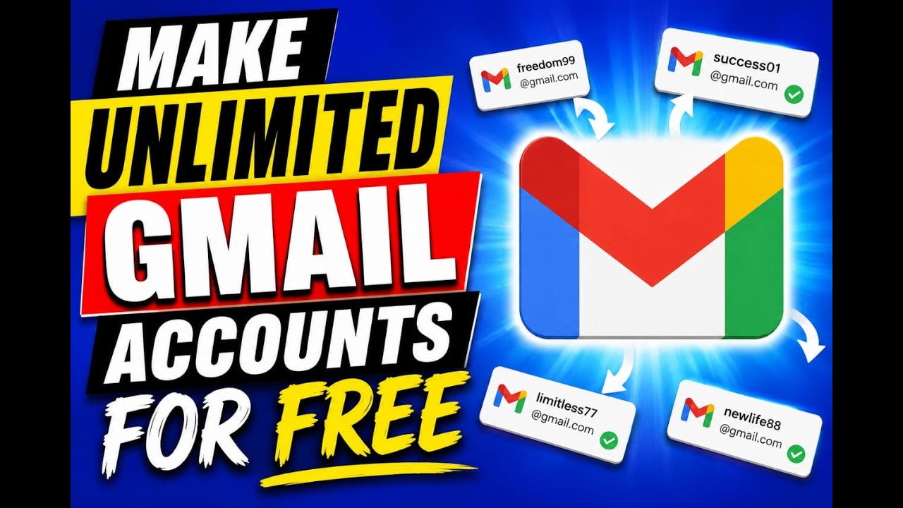 How to Create Unlimited Gmail Accounts for Free (Step-by-Step Guide 2026)