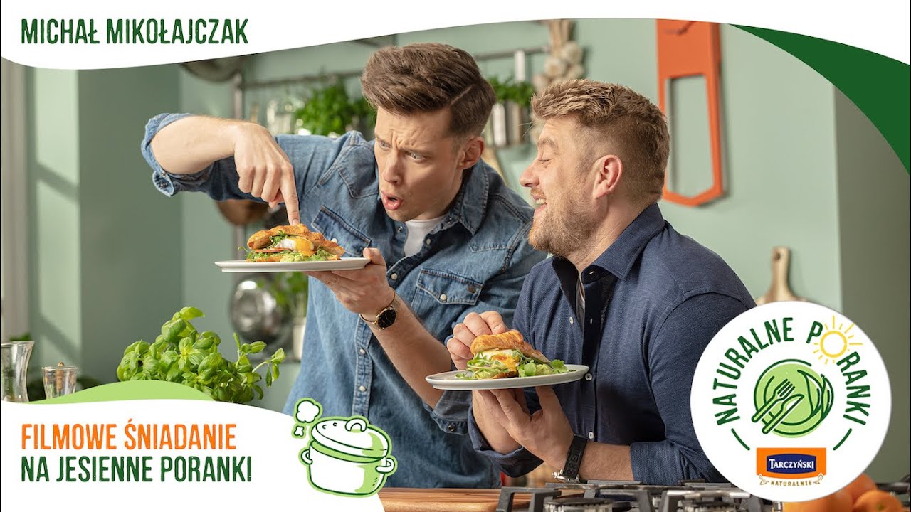 Jakubiak, Michał Mikołajczak i croissant z krakowską suchą | Naturalne Poranki w kuchni