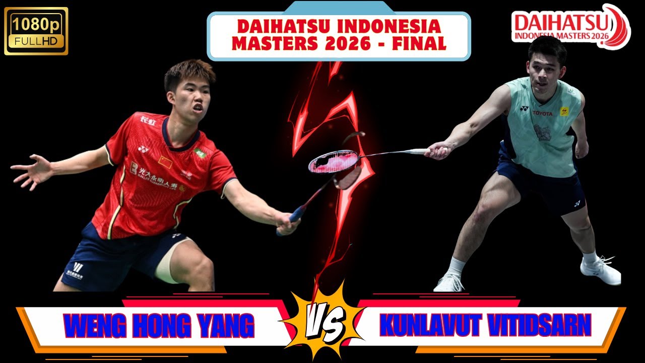 Kunlavut Vitidsarn vs Weng Hong Yang | YONEX All England Open 2025
