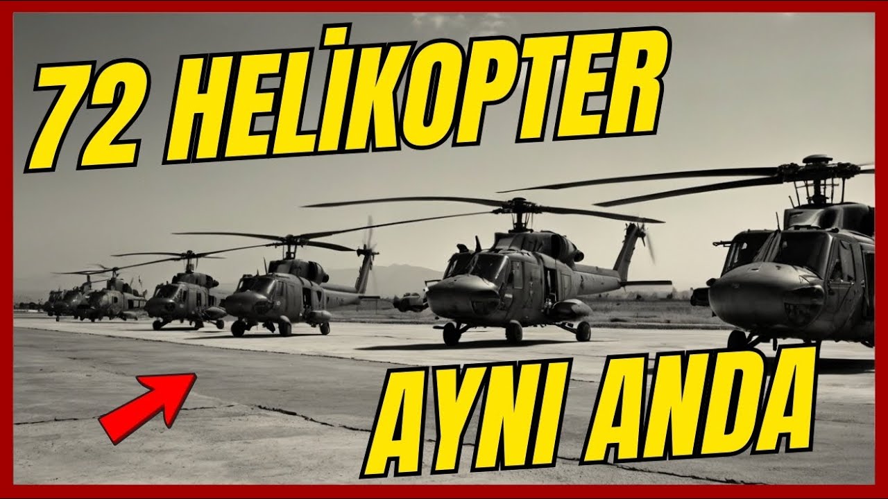 72 Helikopter AYNI ANDA Havalandı! | Dünyadan 50 YIL GİZLENEN En Büyük Hava İndirmesi!