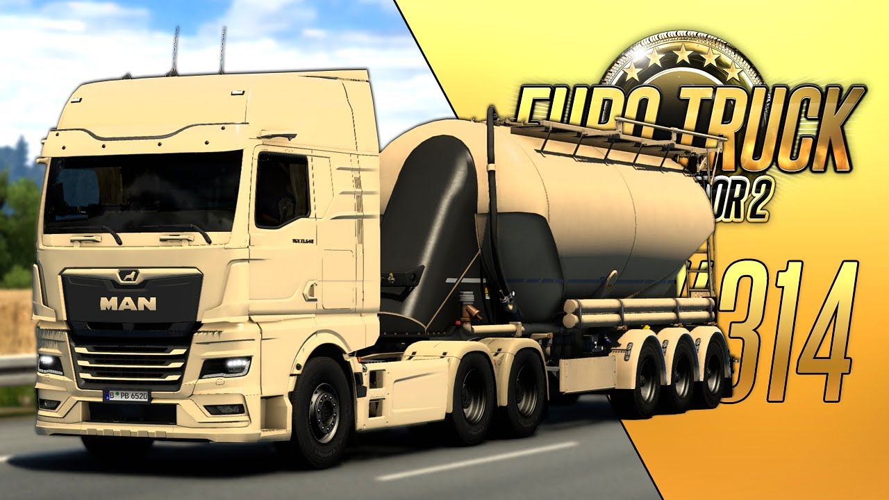 ВИДЕО #999. НОВЫЙ MAN TGX 2022 (1.45 OPEN BETA) - Euro Truck Simulator 2 (1.45.0.42s) [#314]