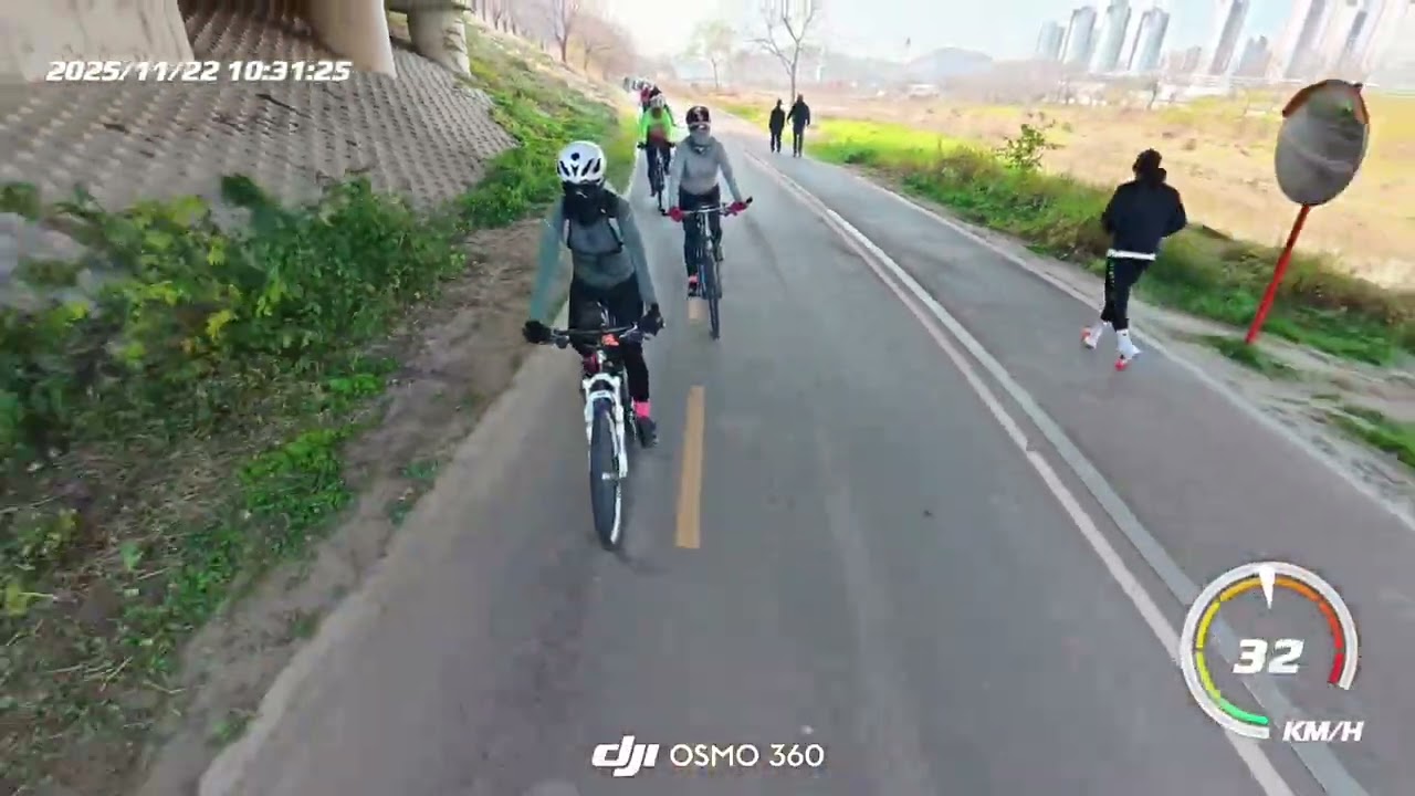 2025/11/22/안양천/한강 합수부/아라뱃길/굴포천/토요 자전거 라이딩 