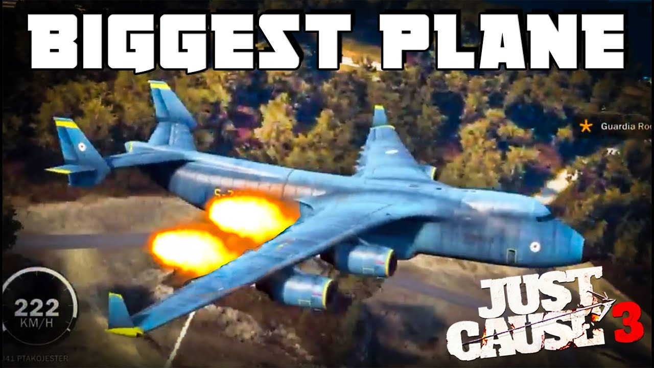 Just Cause 3 Biggest Plane - Loading Cargo Bay