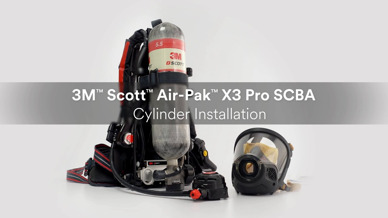 3M™ Scott™ Air-Pak™ X3 Pro SCBA Quickstart Video for Cylinder Installation