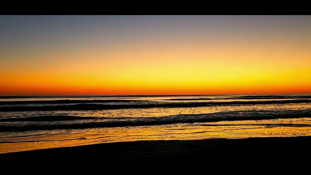 Dawn at the beach.