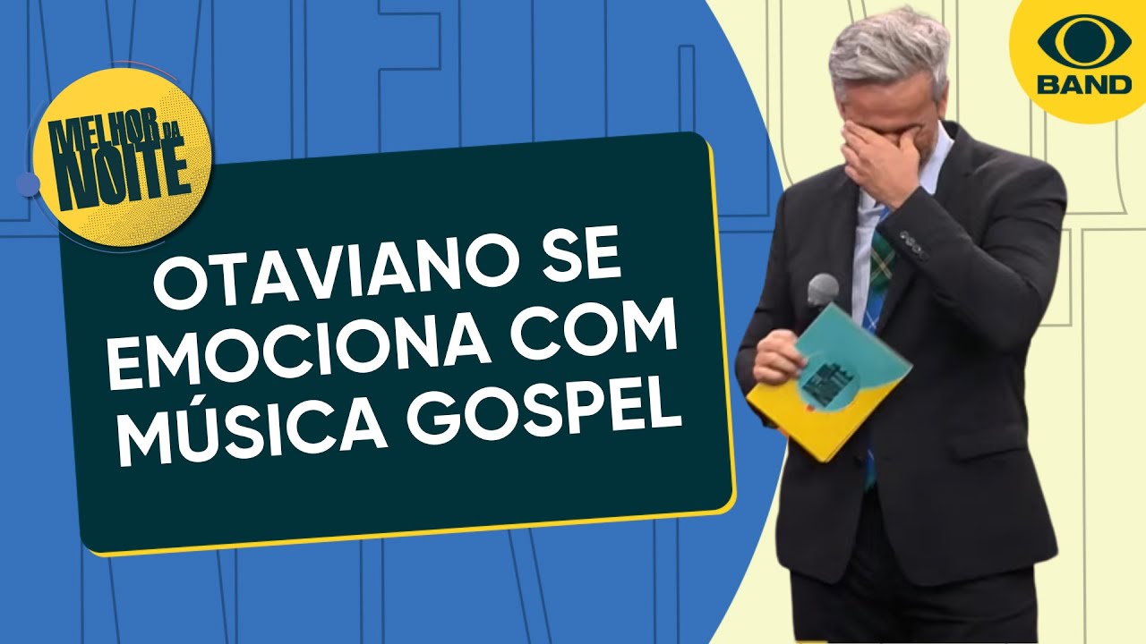 Otaviano Costa desabafa e chora ao escutar m&uacute;sica gospel: 