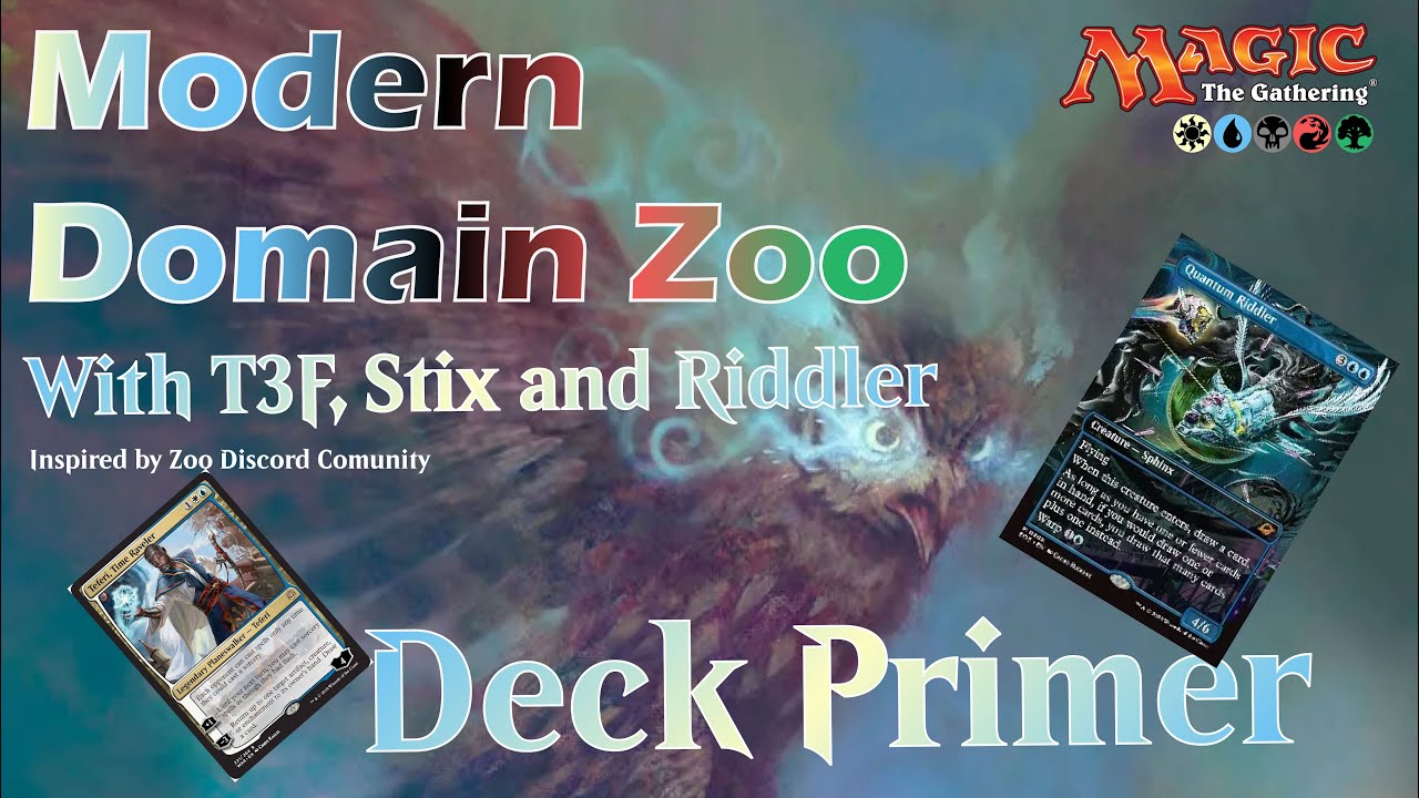 Doman Zoo with T3F, Strix and Riddler, inspired by Zoo Discord Community Deck Primer
