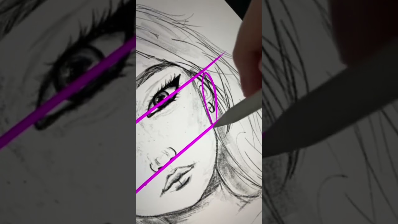 Je CORRIGE vos DESSINS ⭐️ #coursdedessin #arttutorial #dessin