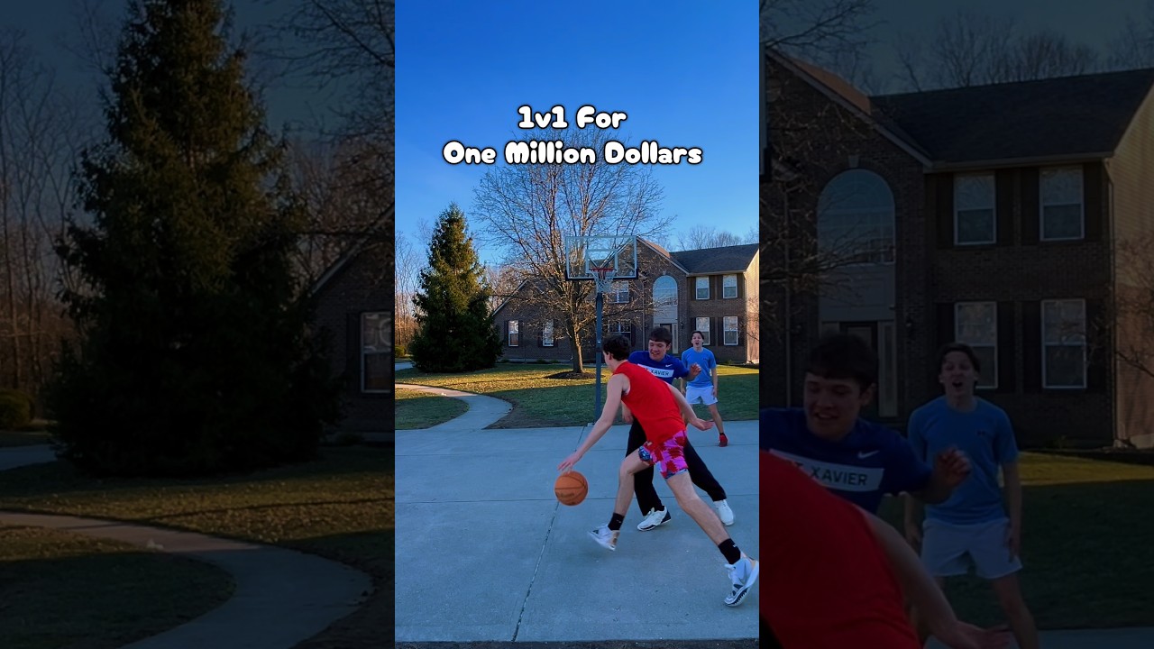 Игра 1 на 1 за миллион долларов #баскетбол #rlsbasketball