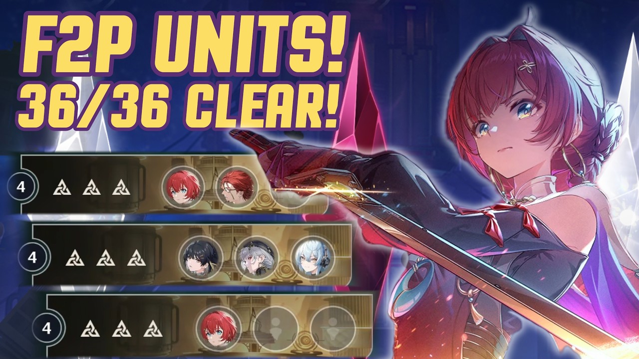 They Said It Was Impossible&hellip; F2P Characters 36/36 Tower of Adversity