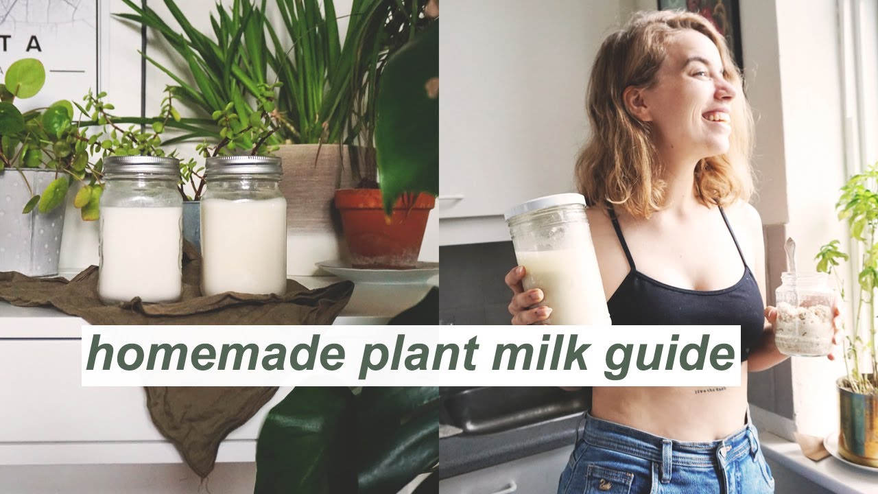 HOW TO MAKE PERFECT PLANT MILK // oat & nut milk + vegan carbonara recipe