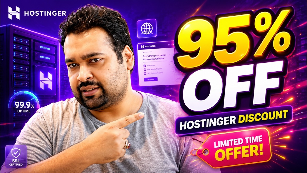 How to Buy Hostinger Hosting at Maximum Discount in 2026 [95% OFF]