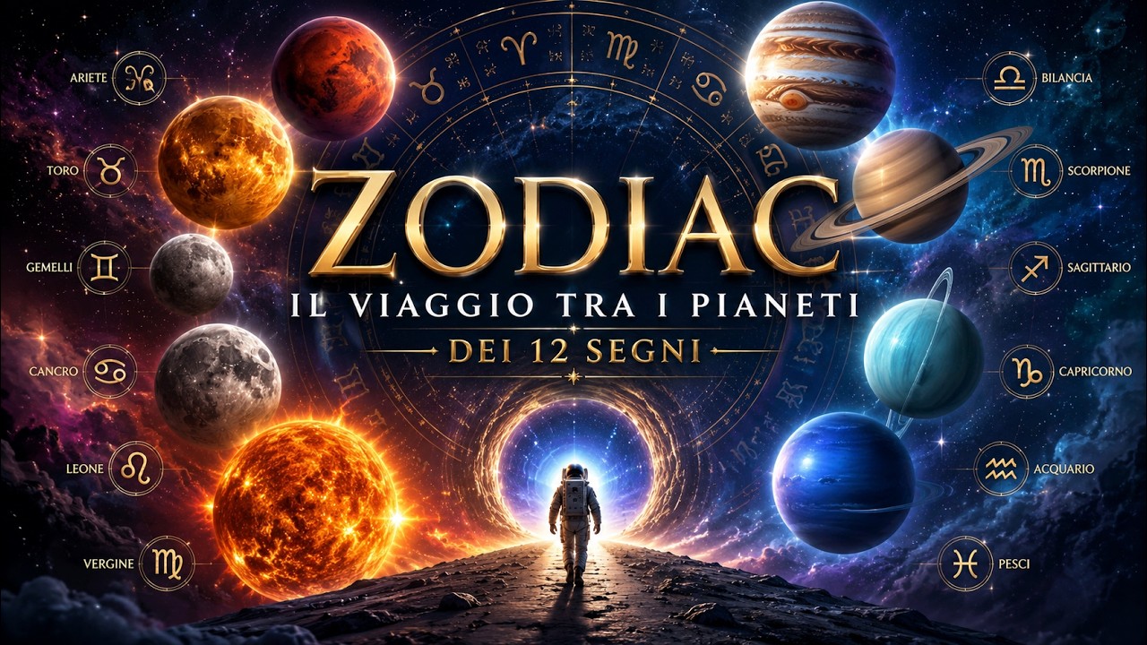 Viaggio Spaziale tra i 12 Segni Zodiacali e il Sistema Solare