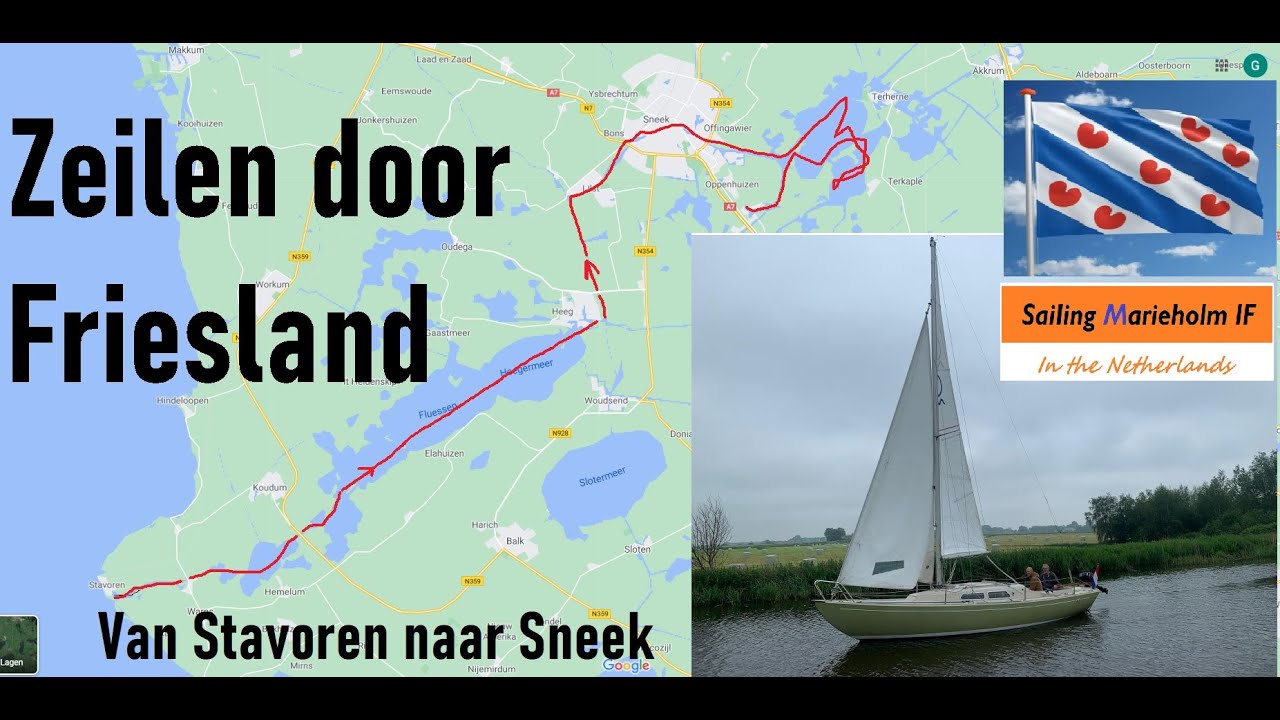 Een mooie tocht door Friesland - Sailing Marieholm IF