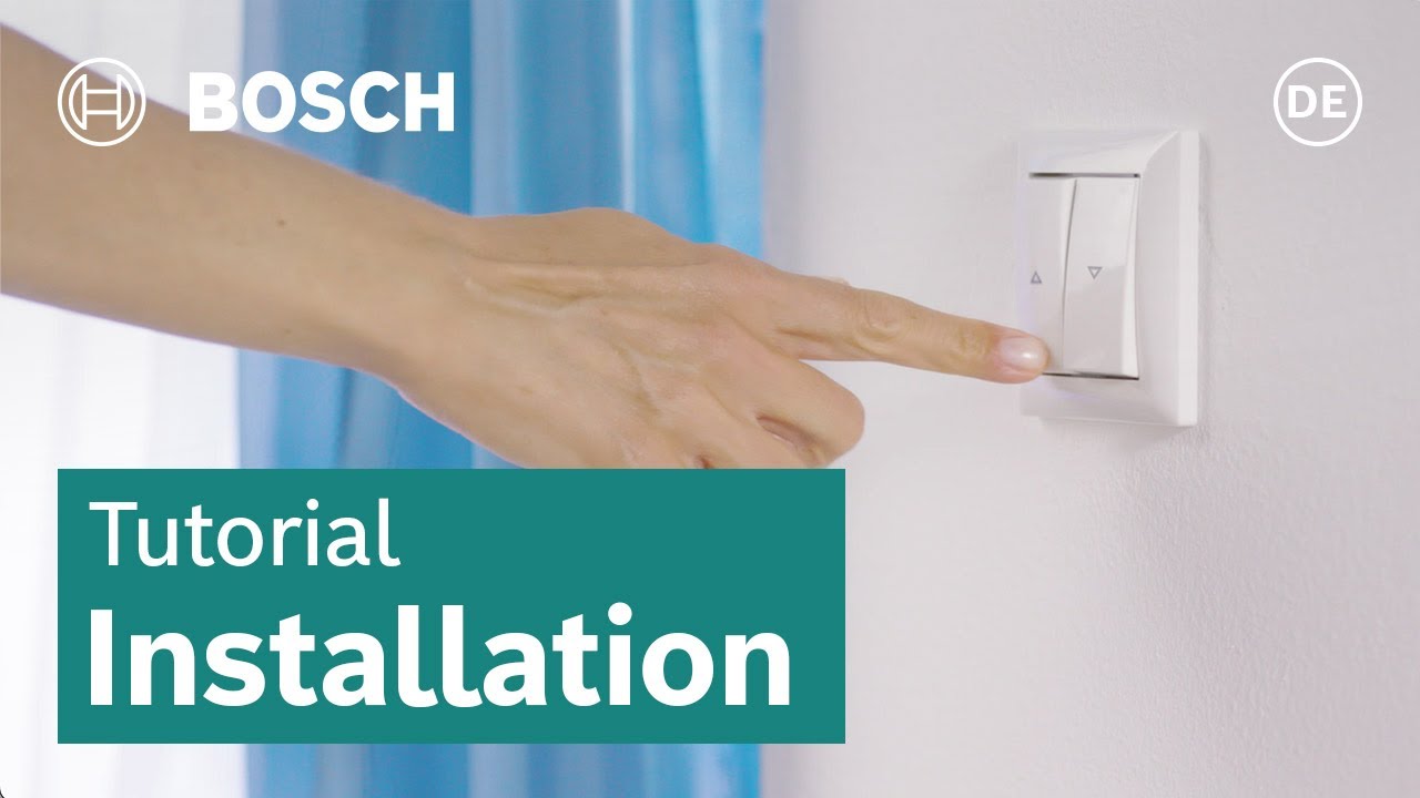 Installation: Rollladensteuerung II | Bosch Smart Home