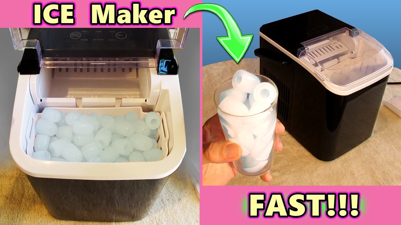 ICE MAKER Review uses 115 watts ICE Cubes in 7 minutes