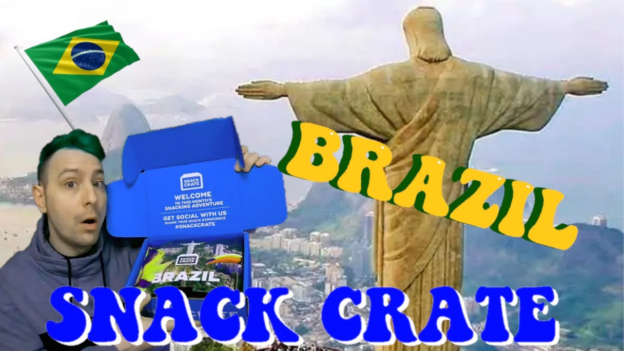 American Trying Snacks From Brazil For The First Time | Snack Crate Challenge
