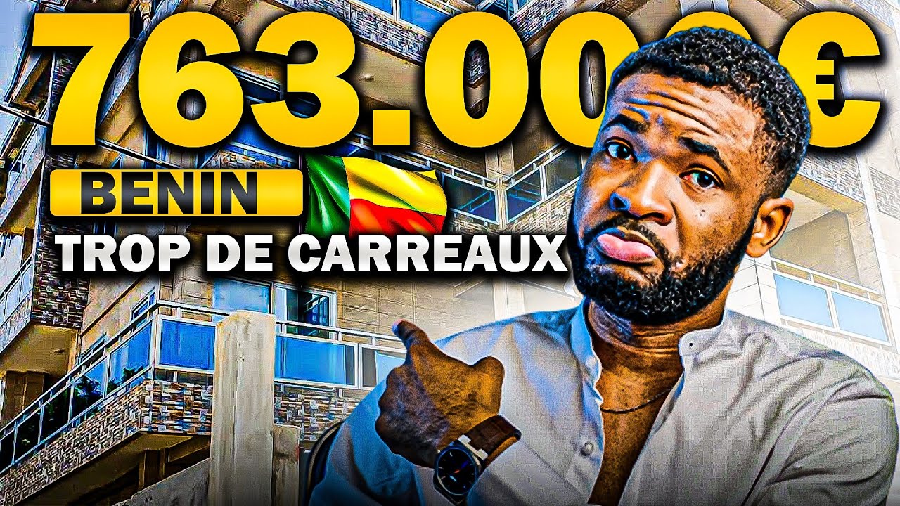 Un IMMEUBLE de Haut Standing 500 000 Fcfa au Bénin, Cotonou [Trop de Carreaux c'est moche😡]