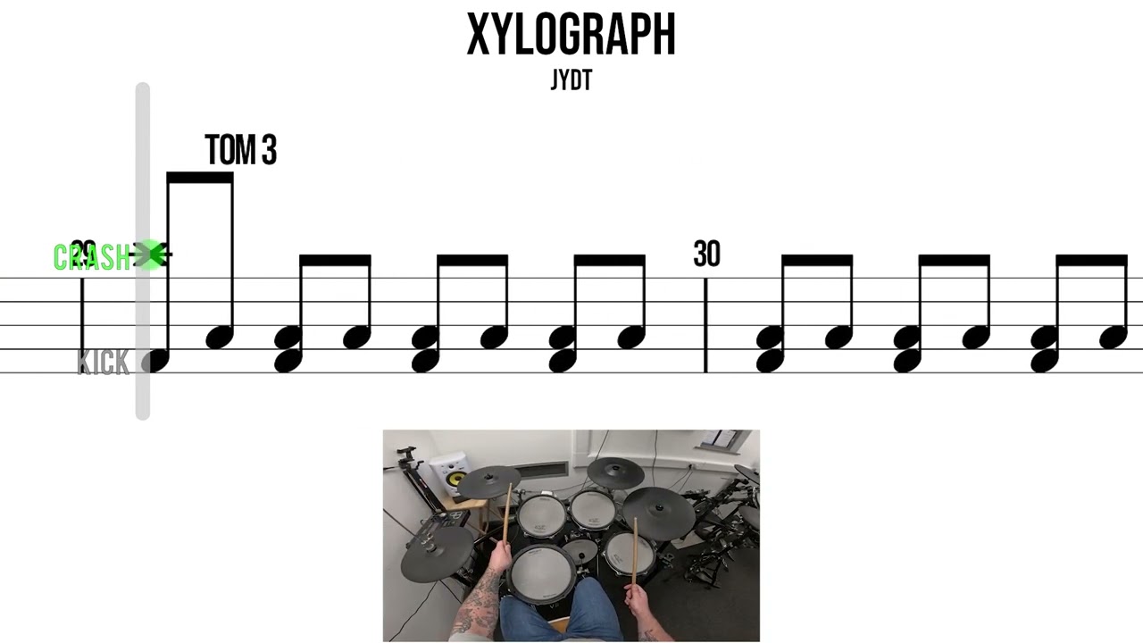 Xylograph  J Y D T🥁 Hard Beginner Version