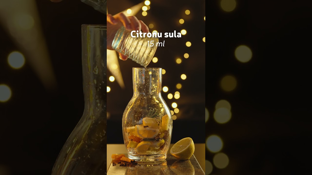 Karstais ābolu-citronu dzēriens 🍎🍋 #recepte #dzēriens #citrons