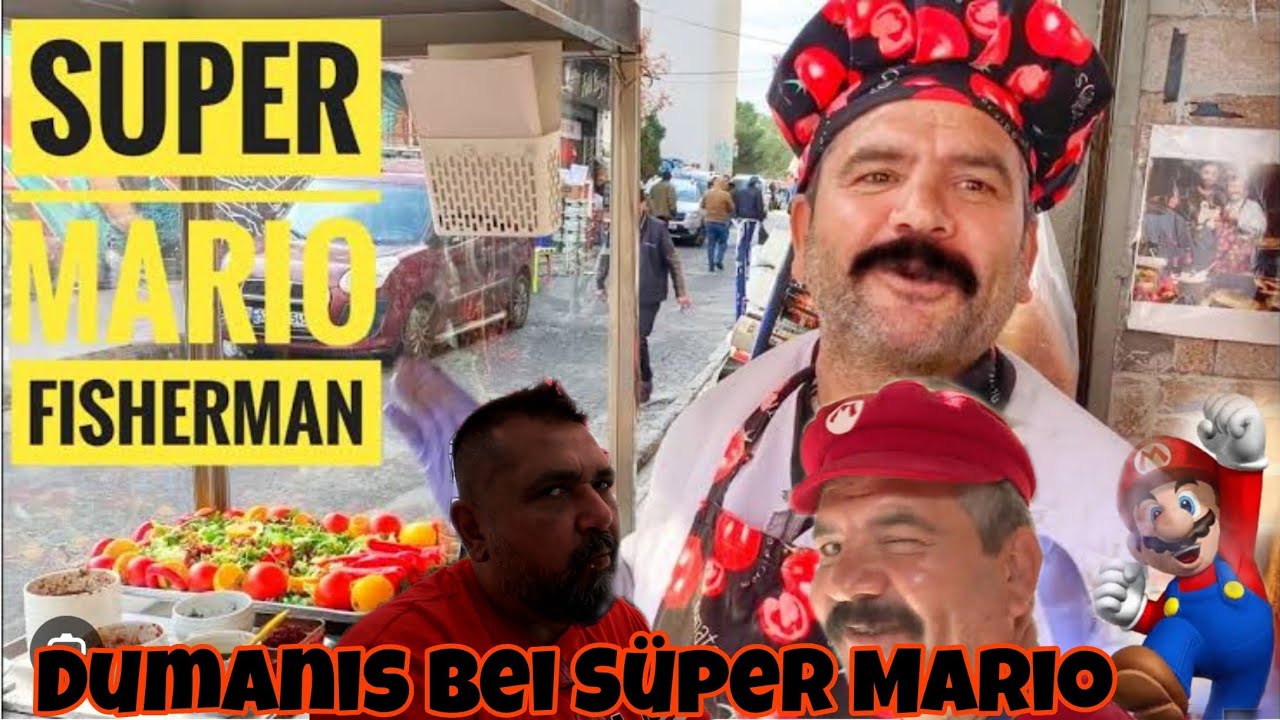 Istanbul, bei Süper Mario Fisch Essen. Schmeckt es so wie alle sagen..