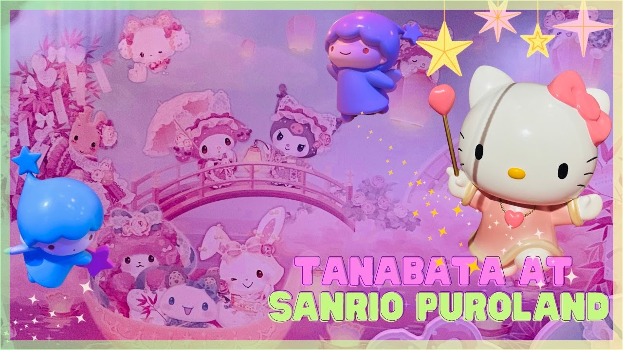 🎀 Sanrio's Puroland Tanabata Festival~! Full Boat Ride, New Merch & More! 🎀