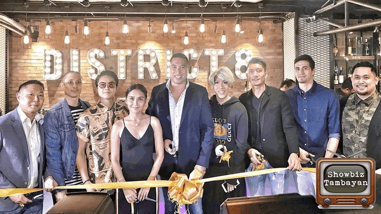 Vice, Daniel, Karla, Kathryn, Pia, James, Marc etc the Grand Opening of their Restobar DISTRICT 8!