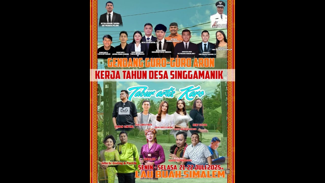 KERJA TAHUN SINGGAMANIK MALAM KE II