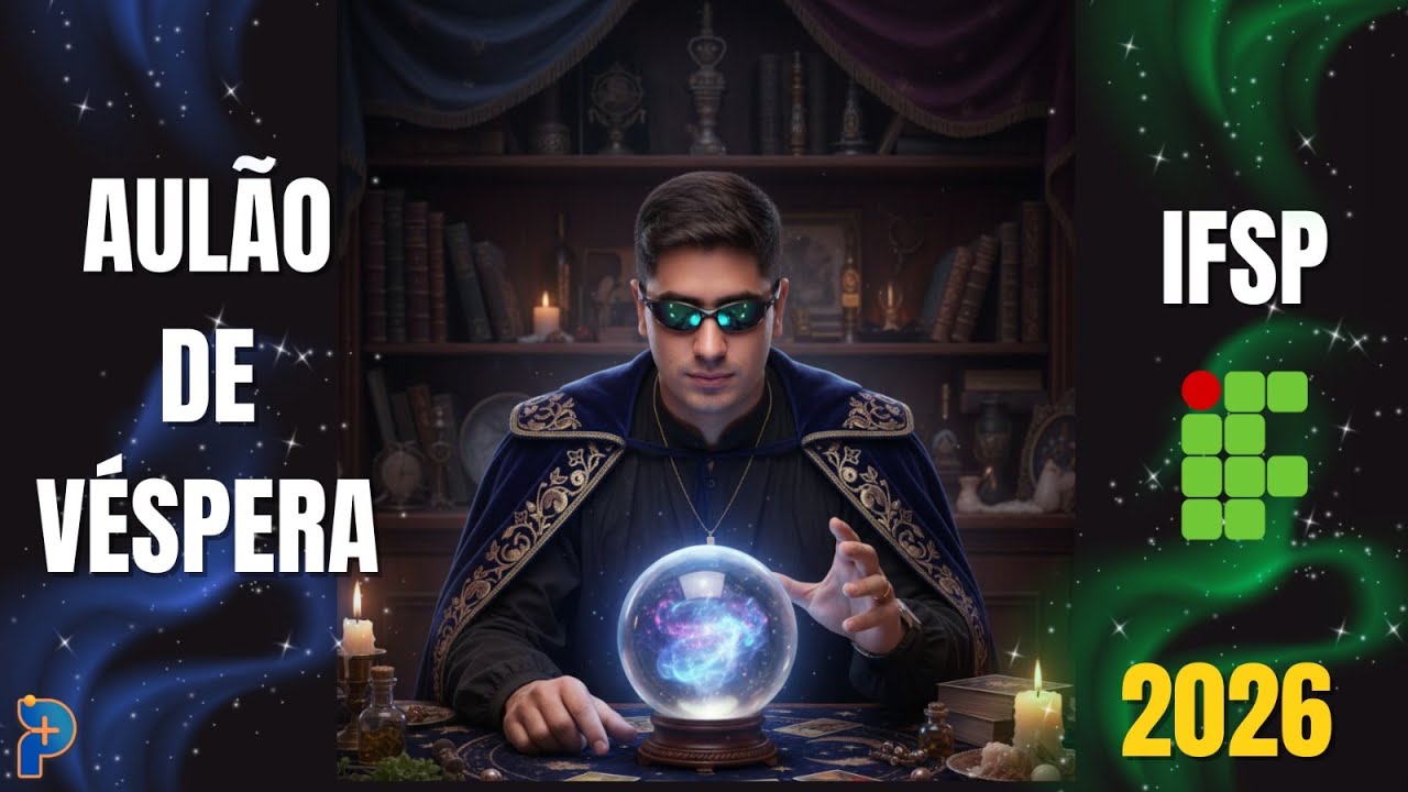 Revisão de Véspera IFSP 2026! Live do 01.