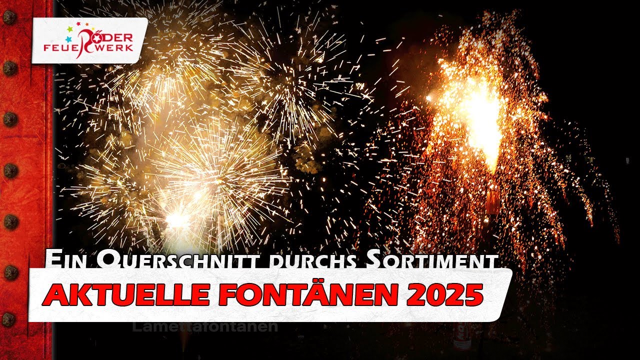 Aktuelle Fontänen 2025 - Vergleichsvideo