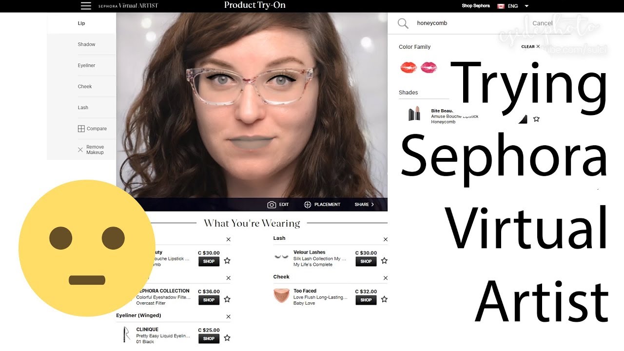 Trying out the Sephora Virtual Artist - Review & Demo | CORRIE V