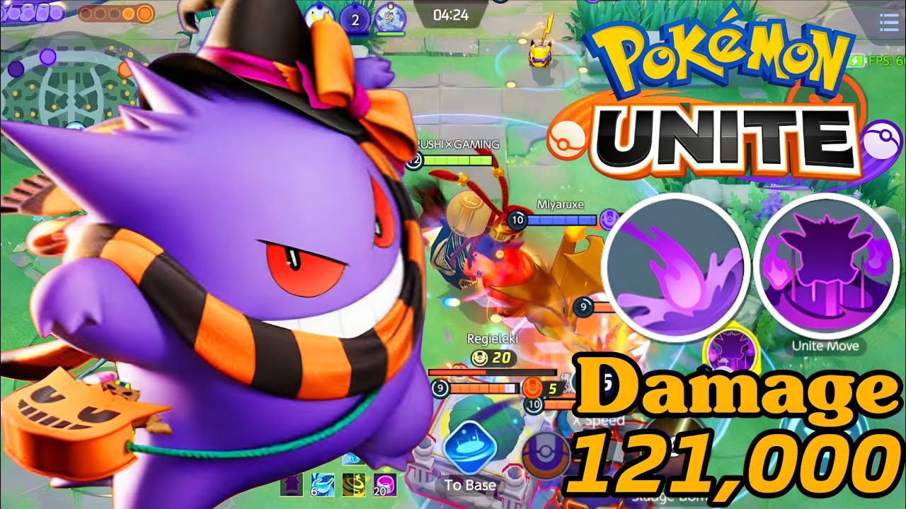 Pokemon Unite S33 GENGAR 25 Kills Legend Solo Queue 121K Damage Random Gameplay Hindi 2026