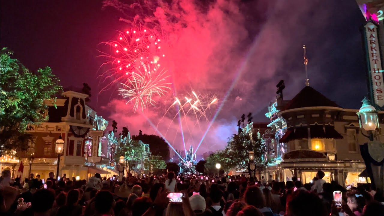 Wondrous Journeys Fireworks | FULL SHOW | Main Street Viewing | Disneyland CA