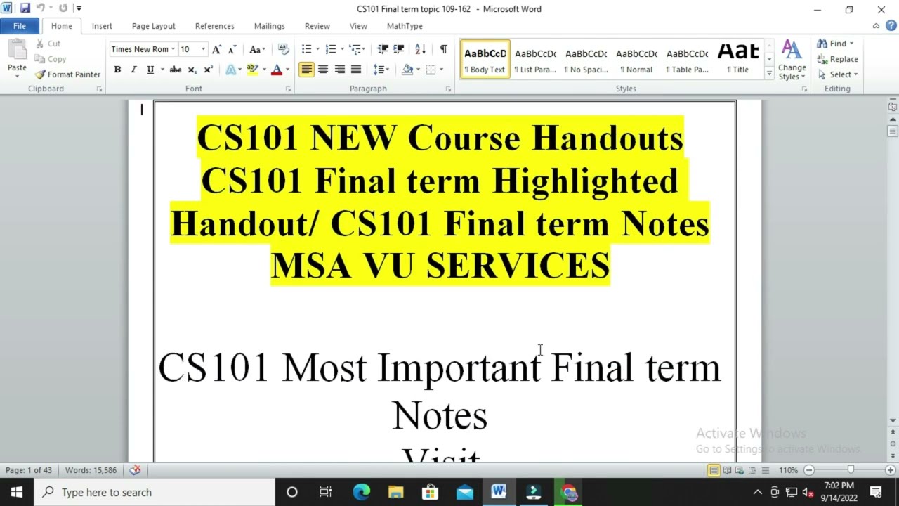 CS101 final term preparation, cs101 final term file, cs101 past papers, cs101 final term exam, #vu