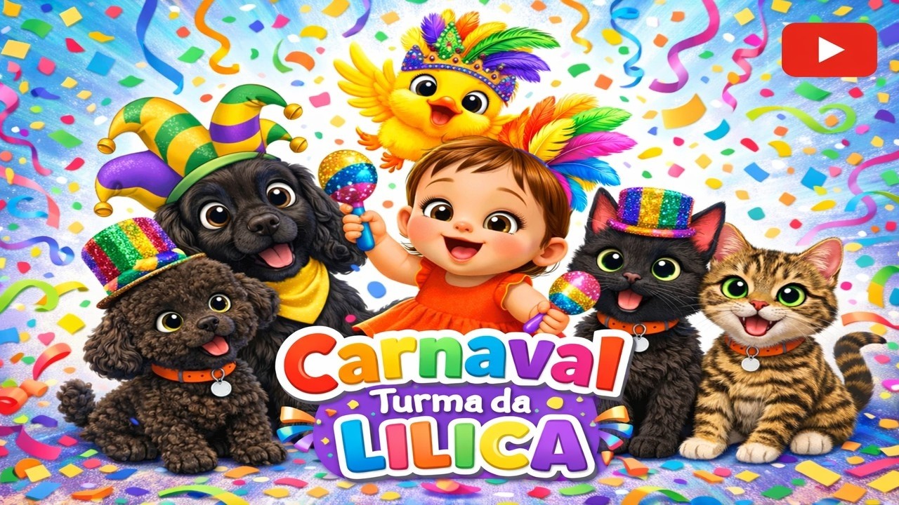 Musicas de Carnaval - Turma da Lilica l Marchinhas de Carnaval Infantil l Carnaval 2026