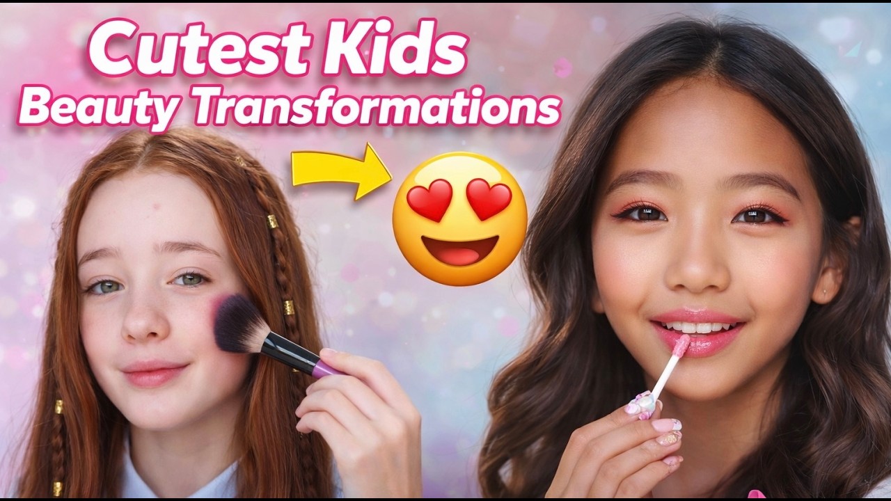 Cutest Kids Beauty Transformations 😍 GRWM, Makeup & Skincare Glow Up!!